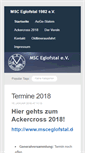 Mobile Screenshot of msceglofstal.de